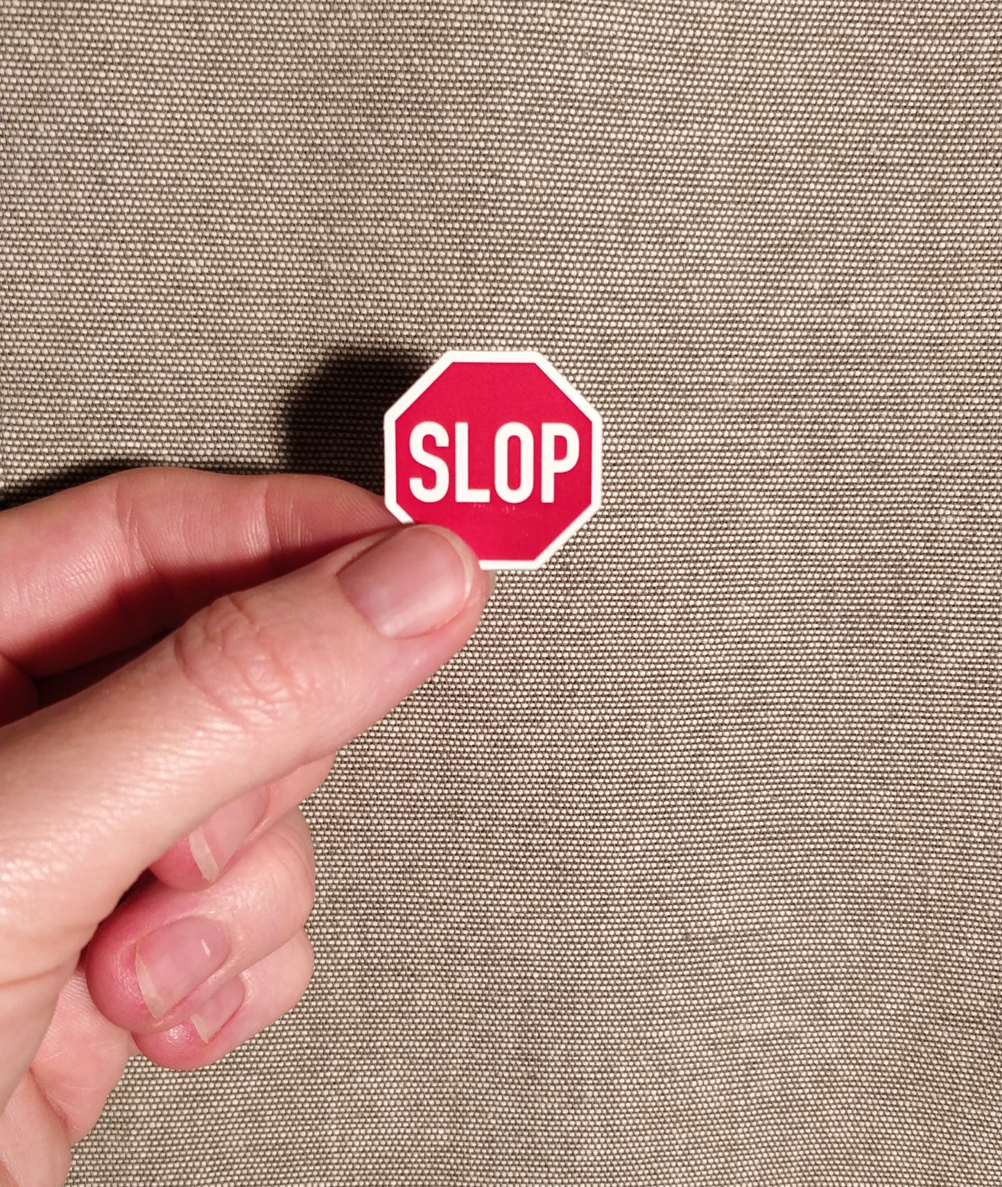 STOP/SLOP Sticker