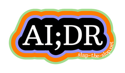 Sticker "AI;DR"